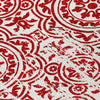 Piper Looms Chantille Medallions ACN758 Red Machine Washable Area Rug Swatch Image