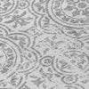 Piper Looms Chantille Medallions ACN758 Silver Machine Washable Area Rug Swatch Image