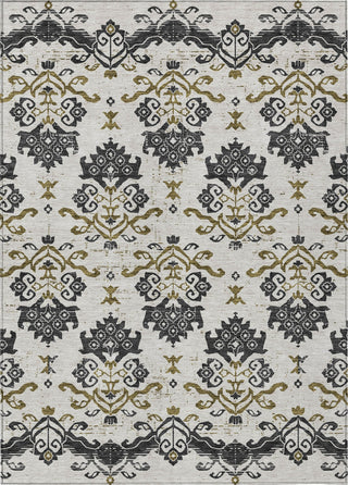 Piper Looms Chantille Vintage ACN759 Black Machine Washable Area Rug main image