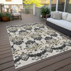 Piper Looms Chantille Vintage ACN759 Black Machine Washable Area Rug Outdoor Lifestyle Image Feature