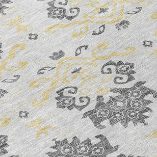 Piper Looms Chantille Vintage ACN759 Charcoal Machine Washable Area Rug Swatch Image