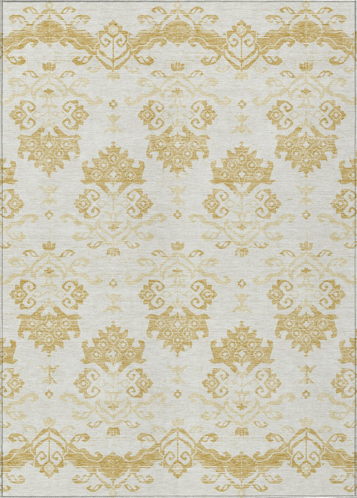 Piper Looms Chantille Vintage ACN759 Gold Machine Washable Area Rug main image