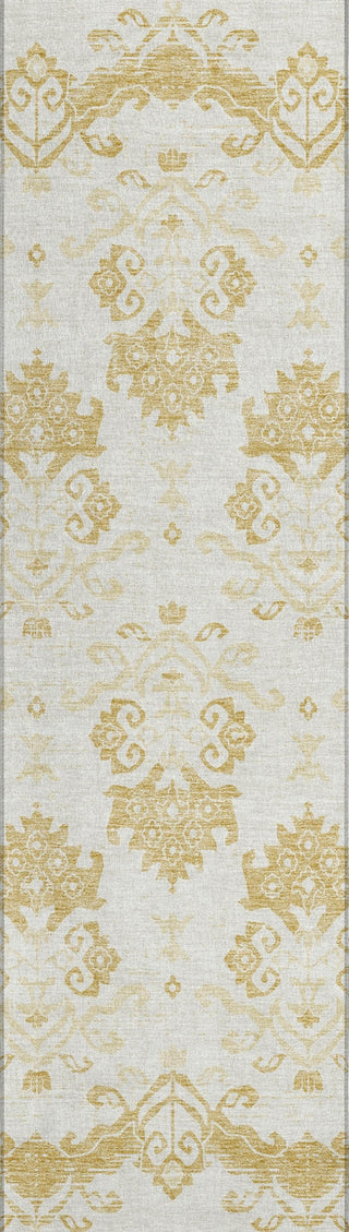 Piper Looms Chantille Vintage ACN759 Gold Machine Washable Area Rug Runner Main Image