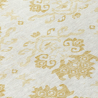 Piper Looms Chantille Vintage ACN759 Gold Machine Washable Area Rug Swatch Image
