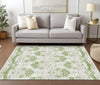 Piper Looms Chantille Vintage ACN759 Green Machine Washable Area Rug Lifestyle Image Feature