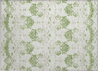 Piper Looms Chantille Vintage ACN759 Green Machine Washable Area Rug Scatter Main Image