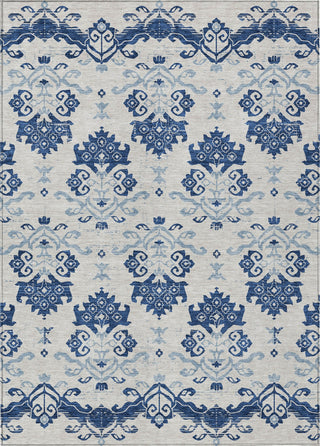 Piper Looms Chantille Vintage ACN759 Navy Machine Washable Area Rug main image