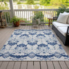 Piper Looms Chantille Vintage ACN759 Navy Machine Washable Area Rug Outdoor Lifestyle Image Feature