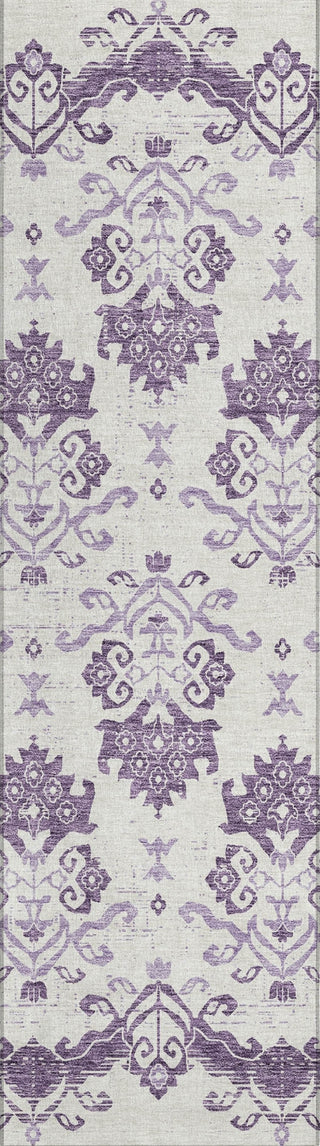 Piper Looms Chantille Vintage ACN759 Purple Machine Washable Area Rug Runner Main Image