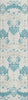 Piper Looms Chantille Vintage ACN759 Teal Machine Washable Area Rug Runner Main Image