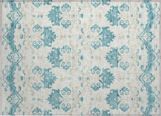 Piper Looms Chantille Vintage ACN759 Teal Machine Washable Area Rug Scatter Main Image