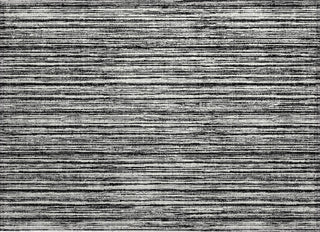 Piper Looms Chantille Stripes ACN760 Black Machine Washable Area Rug Scatter Main Image