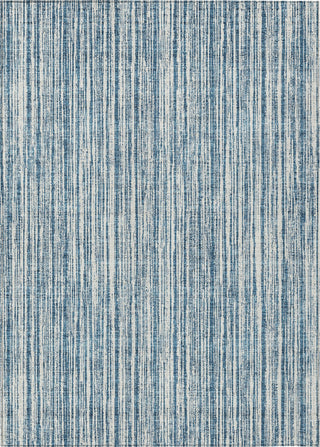 Piper Looms Chantille Stripes ACN760 Blue Machine Washable Area Rug main image