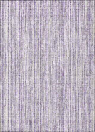 Piper Looms Chantille Stripes ACN760 Lavender Machine Washable Area Rug main image