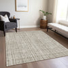 Piper Looms Chantille Stripes ACN760 Taupe Machine Washable Area Rug Lifestyle Image Feature