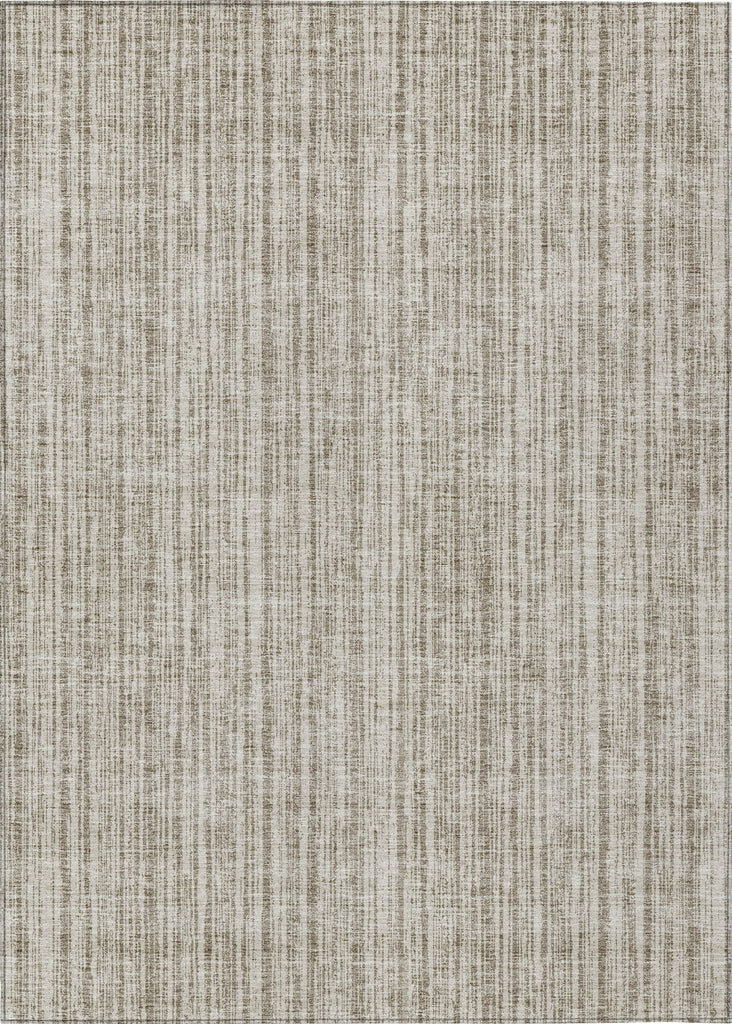 Piper Looms Chantille Stripes ACN760 Taupe Machine Washable Area Rug main image