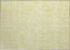Piper Looms Chantille Stripes ACN760 Yellow Machine Washable Area Rug Scatter Main Image