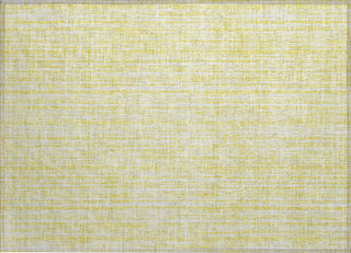 Piper Looms Chantille Stripes ACN760 Yellow Machine Washable Area Rug Scatter Main Image