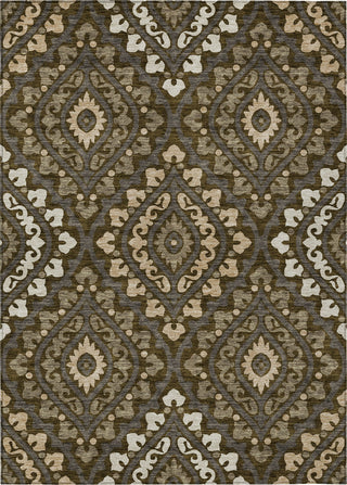 Piper Looms Chantille Diamond ACN761 Fudge Machine Washable Area Rug main image