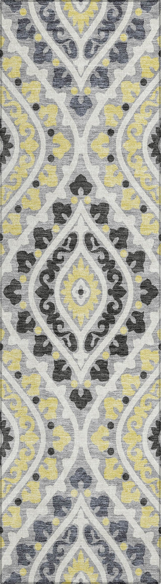 Piper Looms Chantille Diamond ACN761 Gray Machine Washable Area Rug Runner Main Image