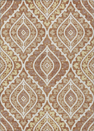 Piper Looms Chantille Diamond ACN761 Paprika Machine Washable Area Rug main image