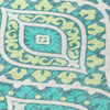 Piper Looms Chantille Diamond ACN761 Teal Machine Washable Area Rug Swatch Image
