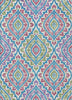 Piper Looms Chantille Diamond ACN761 White Machine Washable Area Rug main image