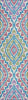 Piper Looms Chantille Diamond ACN761 White Machine Washable Area Rug Runner Main Image