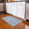 Piper Looms Chantille Diamond ACN761 White Machine Washable Area Rug Scatter Lifestyle Image Feature