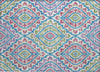 Piper Looms Chantille Diamond ACN761 White Machine Washable Area Rug Scatter Main Image