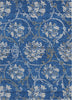 Piper Looms Chantille Floral ACN762 Blue Machine Washable Area Rug main image