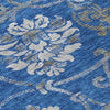 Piper Looms Chantille Floral ACN762 Blue Machine Washable Area Rug Swatch Image