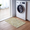 Piper Looms Chantille Floral ACN762 Gold Machine Washable Area Rug Scatter Lifestyle Image Feature