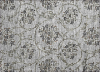 Piper Looms Chantille Floral ACN762 Gray Machine Washable Area Rug Scatter Main Image
