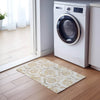 Piper Looms Chantille Floral ACN762 Ivory Machine Washable Area Rug Scatter Lifestyle Image Feature