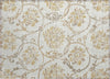 Piper Looms Chantille Floral ACN762 Ivory Machine Washable Area Rug Scatter Main Image