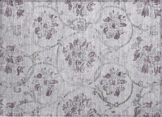 Piper Looms Chantille Floral ACN762 Lavender Machine Washable Area Rug Scatter Main Image