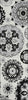 Piper Looms Chantille Kaleidoscope ACN763 Black Machine Washable Area Rug Runner Main Image