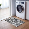 Piper Looms Chantille Kaleidoscope ACN763 Black Machine Washable Area Rug Scatter Lifestyle Image Feature