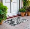 Piper Looms Chantille Kaleidoscope ACN763 Black Machine Washable Area Rug Scatter Outdoor Lifestyle Image Feature
