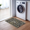 Piper Looms Chantille Swirls ACN764 Black Machine Washable Area Rug Scatter Lifestyle Image Feature