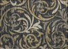 Piper Looms Chantille Swirls ACN764 Black Machine Washable Area Rug Scatter Main Image