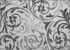 Piper Looms Chantille Swirls ACN764 Gray Machine Washable Area Rug Scatter Main Image