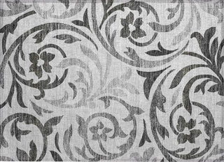 Piper Looms Chantille Swirls ACN764 Gray Machine Washable Area Rug Scatter Main Image