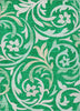 Piper Looms Chantille Swirls ACN764 Green Machine Washable Area Rug main image