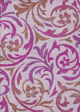 Piper Looms Chantille Swirls ACN764 Lavender Machine Washable Area Rug main image