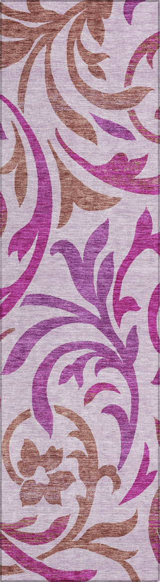 Piper Looms Chantille Swirls ACN764 Lavender Machine Washable Area Rug Runner Main Image
