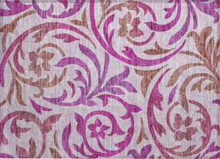 Piper Looms Chantille Swirls ACN764 Lavender Machine Washable Area Rug Scatter Main Image