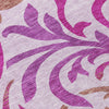 Piper Looms Chantille Swirls ACN764 Lavender Machine Washable Area Rug Swatch Image