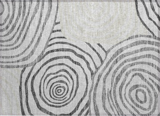 Piper Looms Chantille Swirls ACN765 Gray Machine Washable Area Rug Scatter Main Image